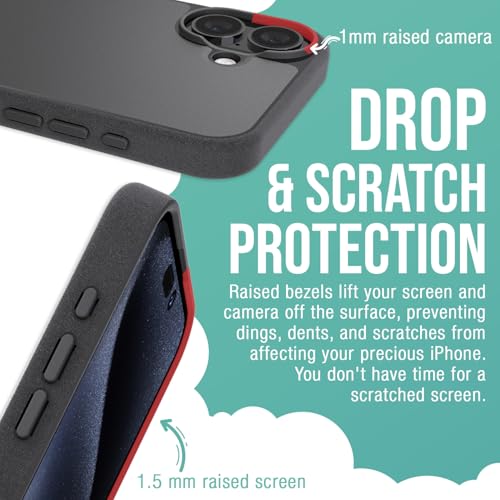 Image of Smartish - Leaf Me Alone - iPhone 16 Plus MagSafe Case - Gripmunk [Lightweight + Protective] Thin Cover - Fits iPhone 16 Plus