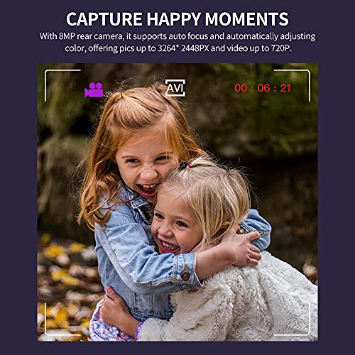 Jiangtao Câmera digital selfie infantil de 8 MP com tela IPS de 2 polegadas, suporte para vídeo 720P