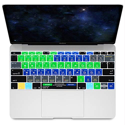 HRH Serato DJ Hotkey Silicone Keyboard Cover Skin for MacBook New Pro 13"