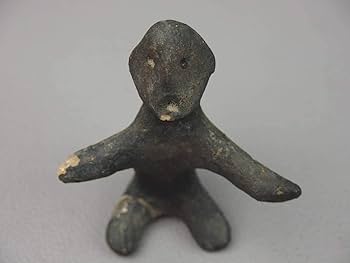 Amazon | 【骨董発掘品】古い？土偶人形埴輪cj027zb.8.出土品