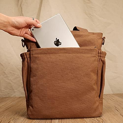 XINCADA Vintage Canvas Messenger Bag Shoulder Bags Satchel Travel Bags for Men 8 XINCADA Vintage Canvas Messenger Bag Shoulder Bags Satchel Travel Bags for Men