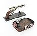 Six Shooter Belt Buckle Bathroom Set - Toothbrush Holder & Soap Dish Western Pistol Gun Decor
