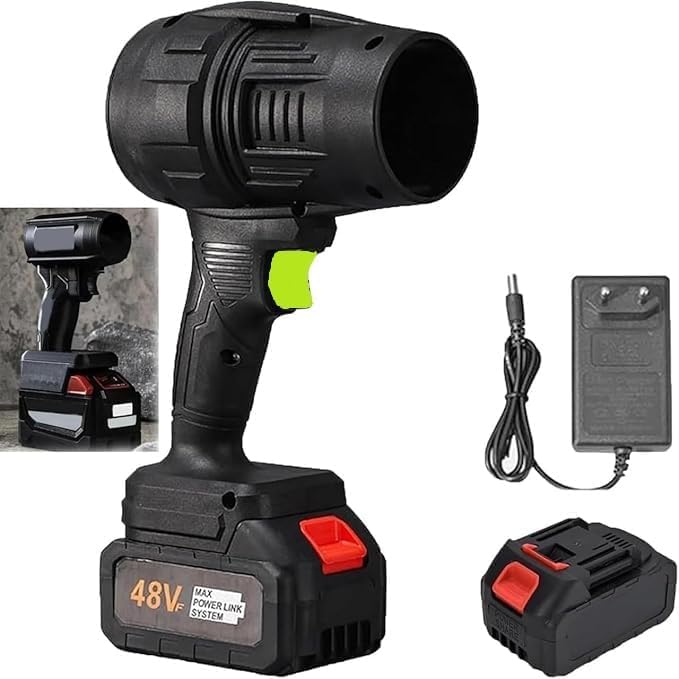 DHULKI Small Cordless Leaf Blower | 130000RPM Handheld Electric Dust Blower | Mini Jet Dry Blower Fan with 1 Batteries | Ideal for Computer Keyboard, Car, Outdoors & Home Cleaning-image-48