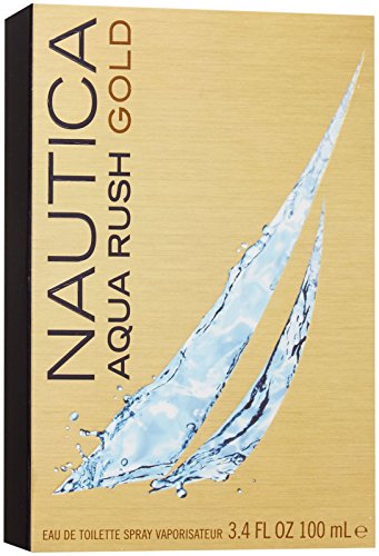 Nautica Aqua Rush Gold Eau De Toilette Spray, 3.4 Ounce #TOP1