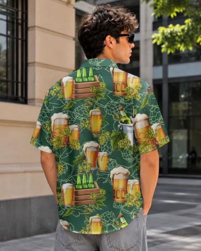 Image of 99TIMORO Funny Movie Mens Hawaiian Shirts Button Down Short Sleeve
