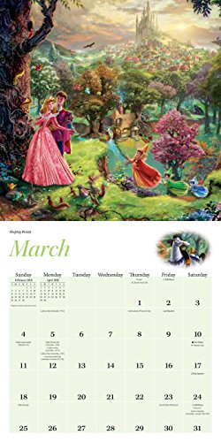 Thomas Kinkade: The Disney Dreams Collection 2018 Wall Calendar