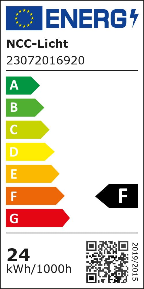 NCC-Licht LED Röhre 150cm 24W/840 G13 2500lm neutralweiß 4000K, Ersatz für 58W Leuchtstoffröhre, aus bruchsicherem Kunststoff, inkl. Starter für KVG