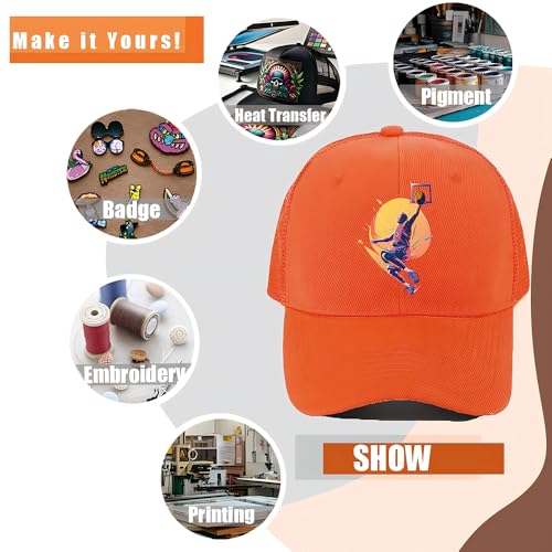 Image of ZH 12 Pack Mesh Trucker Hats, Bulk Baseball Caps for Men and Women, Trucker Cap Wholesale