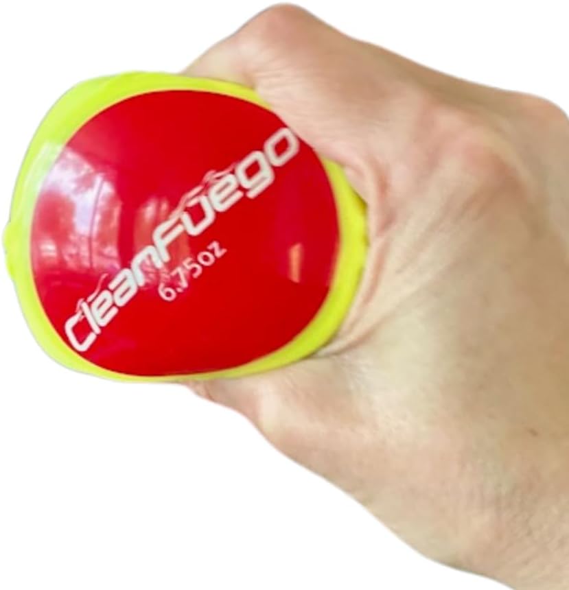 Flyo 12โ Softball Single (6.75oz) | Softball Pitching/Throwing Trainer | Soft Shell Plyometric Balls | Immediate Visual Feedback | Spin Efficiency Training