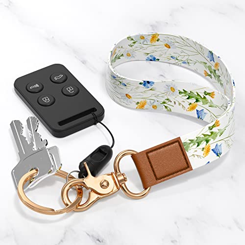 Image of Wrist Lanyard Key Chain, Wristlet Strap Keychain Holder for Women Men Car Keys Wallet Card Phone