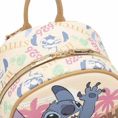 Image of Wondapop Disney Stitch Aloha 11 inch Vegan Leather Fashion Mini Backpack