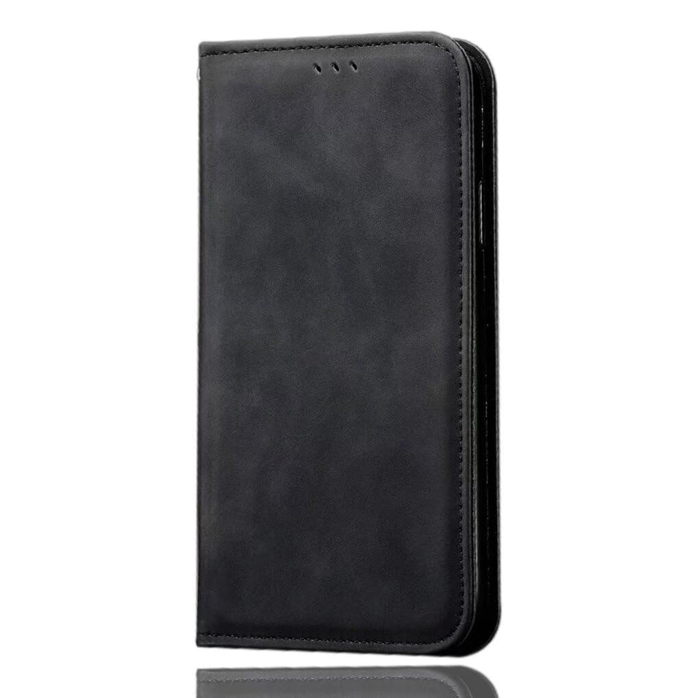 SEAHAI Cover per ZTE Blade A35e, Ultra Sottile Custodia Premium Pelle Portafoglio Kickstand Slot per Schede [RFID Blocking] TPU Antiurto Flip Cover Libro - Nero