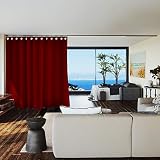 Room/Dividers/Now Premium Room Divider Curtain, 9ft Tall x 15ft Wide (Sierra Red)