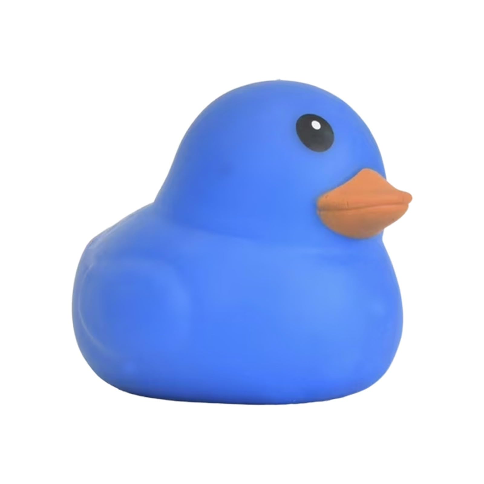 Duck Squishy Jumbo, Squeezable Gaint Squishy Sensory Stress Ball, Novelty Anxiety Relief Fidget Toy for Adults & Desk Use (A-blue)