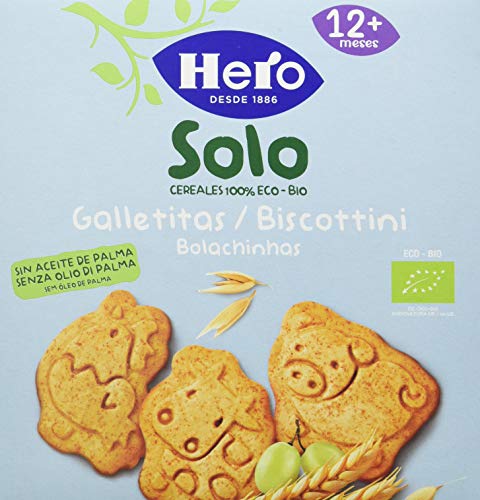 Hero Solo Galletas de Animales Ecológicas Pack de 5x100gr