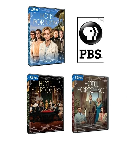 Hotel Portofino - Complete Seasons 1, 2 & 3 DVDs Plus Bonus PBS Sticker
