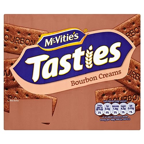 McVities Tasties Bourbon Creams Biscuits 300 g (Pack of 1)