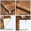 Decoroom Wood Grain Contact Paper Peel and Stick, Vintage Thicken Wood Contact Paper for Cabinets Furniture, Natural Wallpaper Self-Adhesive Removable Waterproof Vinyl Film 24in X 197 in #2