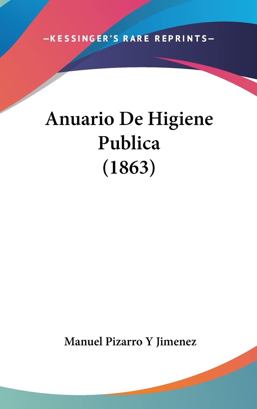 Anuario De Higiene Publica (1863)
