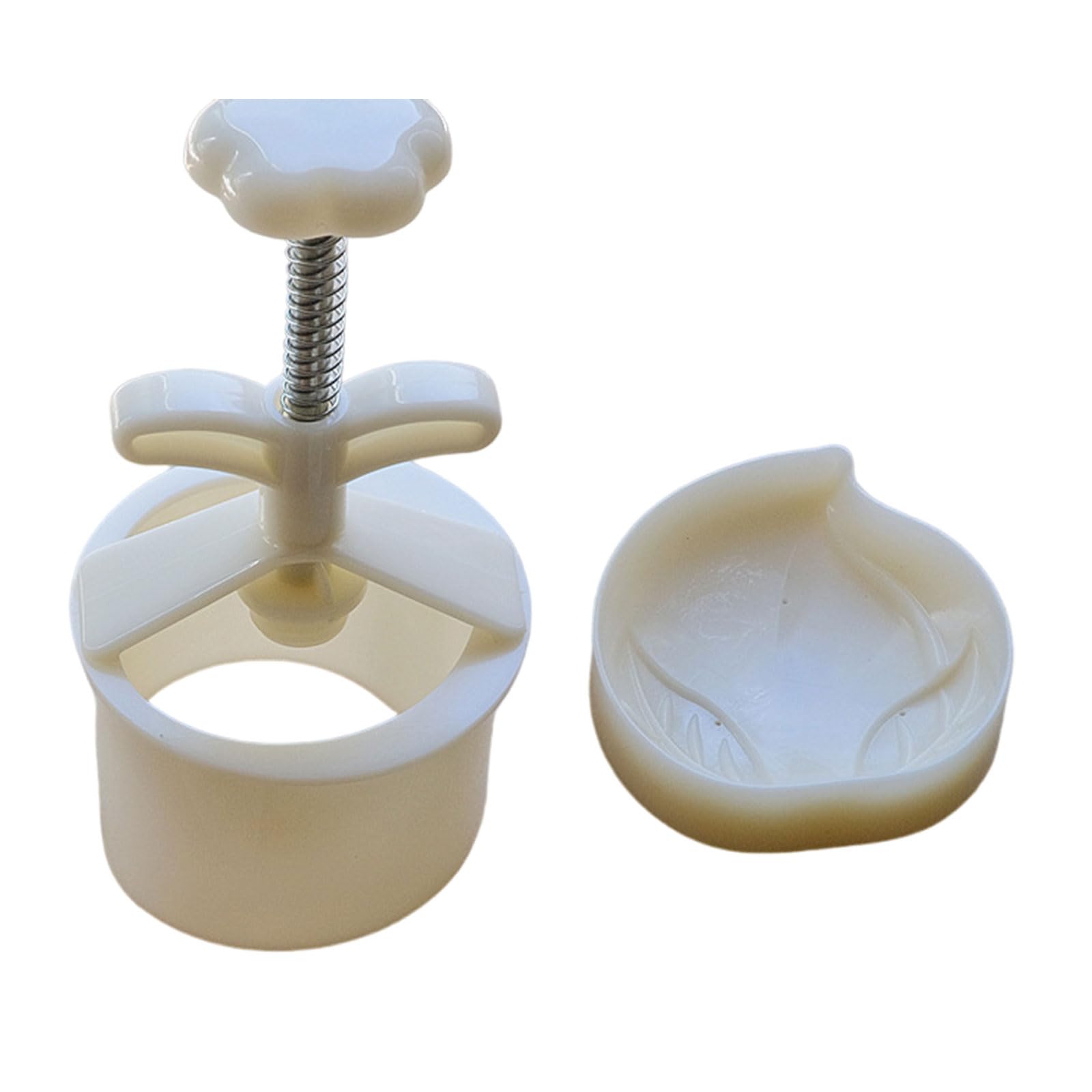 Buxuaaaa Cookie Stamp Peach Flower Cakes Molds Hand Pressure Cakes Maker Bakings Tool for MidAutumn Festival Maker