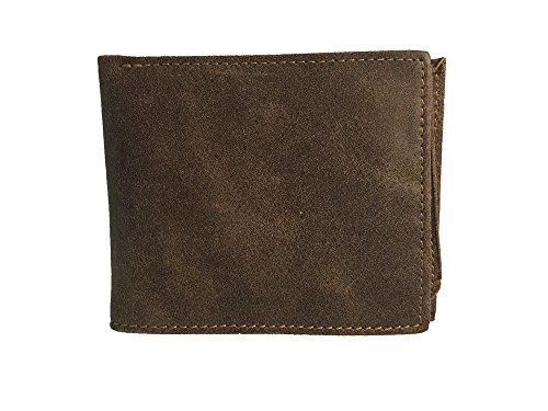 Twisted X Brown Leather Bi-fold Wallet with Orange Twisted X Logo, Medium3