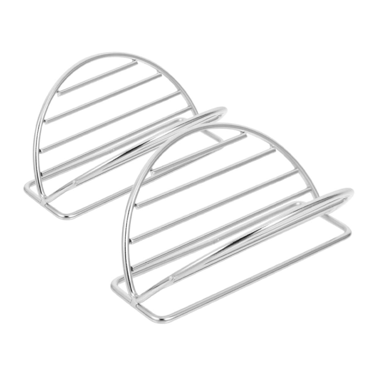 NAMOARLY Effortless Taco Baking Serving: Stainless Steel Taco Rack Trays Holder for Taco Bar