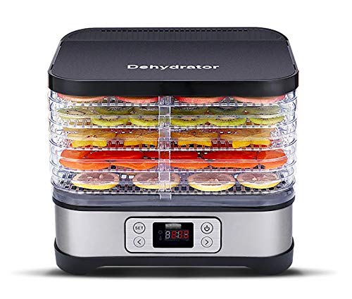 Lebensmitteltrockner, 230 W Multifunktionaler Leiser 5-Lagen-Dehydrator Für Obst Und Gemüse Einstellbare Temperatur Von…
