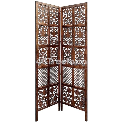 Image of Wooden Room Partition /Screen /Room Divider /Room Separator for Livng Room Bedroom Home Office Restarurant Hallway 20Inches Wide (2 Panel 6 Feet)