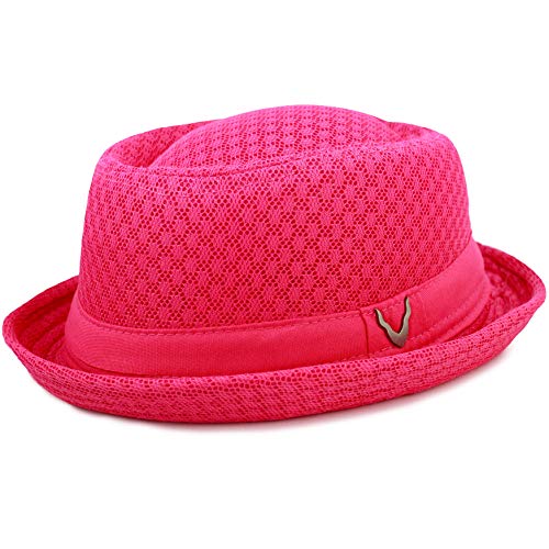 Image of The Hat Depot Unisex Light Weight Classic Soft Cool Mesh Pork Pie hat