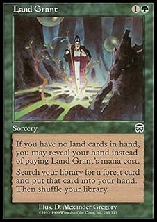Magic The Gathering - Land Grant - Mercadian Masques