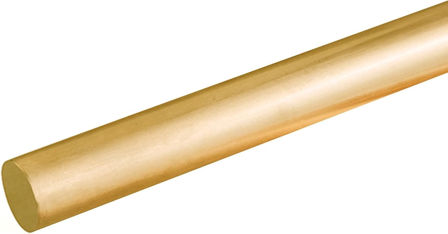 Messingstange 500 mm, massiver Rundstab für Stützwellen, Durchmesser 3,5 mm