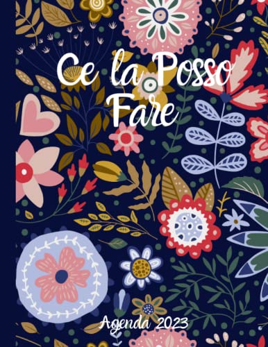 Agenda Settimanale 2023 12 Mesi Smemoranda: Agenda giornaliera e settimanale di 12 mesi da gennaio 2023 a dicembre 2023 con festività, password e compleanni