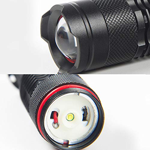 Mobestech 2pcs Mini Lanterna Lanterna de Luz UV Lanterna Portátil Lâmpada de Detecção de Agente Fluo