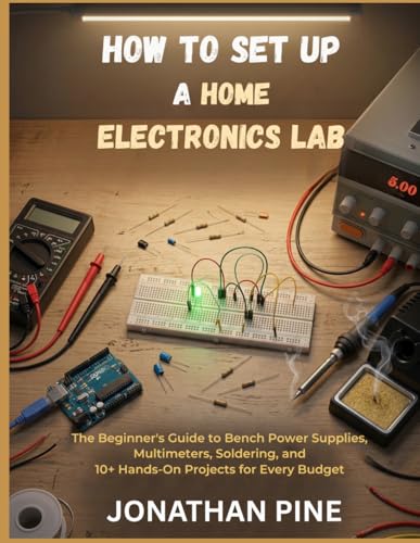 How to Set Up a Home Electronics Lab: The Beginner's Guide to Bench Power Supplies, Multimeters, Soldering, and 10+ Hands-On Projects for Every Budget