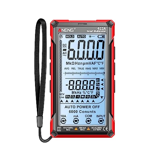 Multimètre numérique rechargeable automatique pour éviter les erreurs de réglage