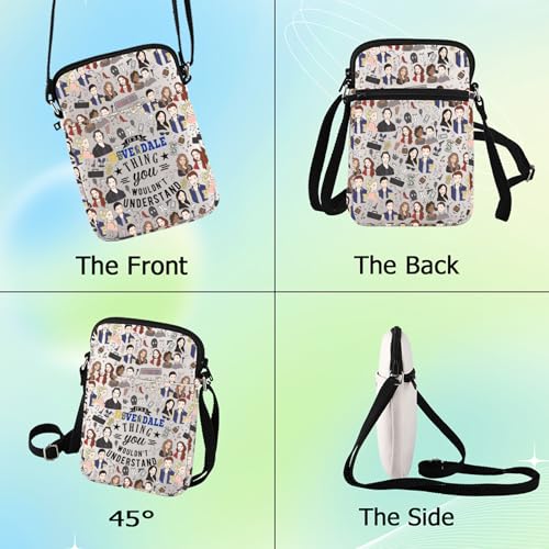 G2TUP River TV Inspired Crossbody Bag Archie Andrews & Jughead Jones Fans Gift Betty Cooper & Veronica Lodge Shoulder Bag3