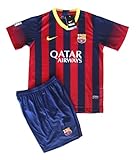 FC Barcelona Kids Home Soccer Jersey 2013/14 Shirt & Shorts Uniform (Kids 3-4 Years Old)