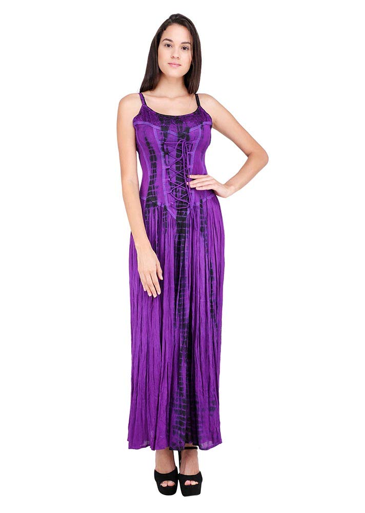 JordashDress Long Elasticated TD Purp Multicoloured