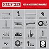 CRAFTSMAN CMXEVBE17250 2.5 Gallon 2.5 Peak HP Wet Dry Vac, Portable Shop Vacuum Wet and Dry with 4 Filter Bags, Hose and Attachments for Cleaning in the Home #5