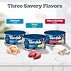 Blue Buffalo Tastefuls Flaked Wet Cat Food Variety Pack, Made with Natural Ingredients, Tuna, Chicken, Fish & Shrimp, 3-oz Cans (12 Count, 4 of Each) #3