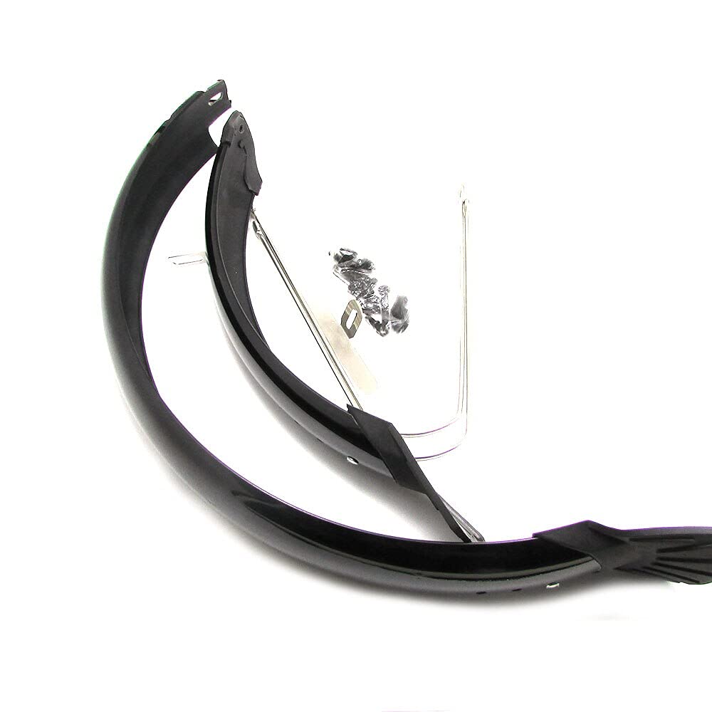 Guardabarros de Bicicleta, Guardabarros, Guardabarros de Bicicleta de 16 Pulgadas y 20 Pulgadas para Guardabarros Delantero y Trasero de Bicicleta, Accesorios de plástico para Bicicleta ()