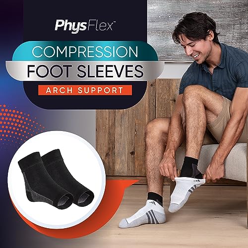 Compression Socks for Plantar Fasciitis, Achilles Tendonitis Relief - (3 Pairs) Ankle Compression Sleeve for Heel Spurs, Foot Swelling & Fatigue - Arch Support Brace for Everyday Use