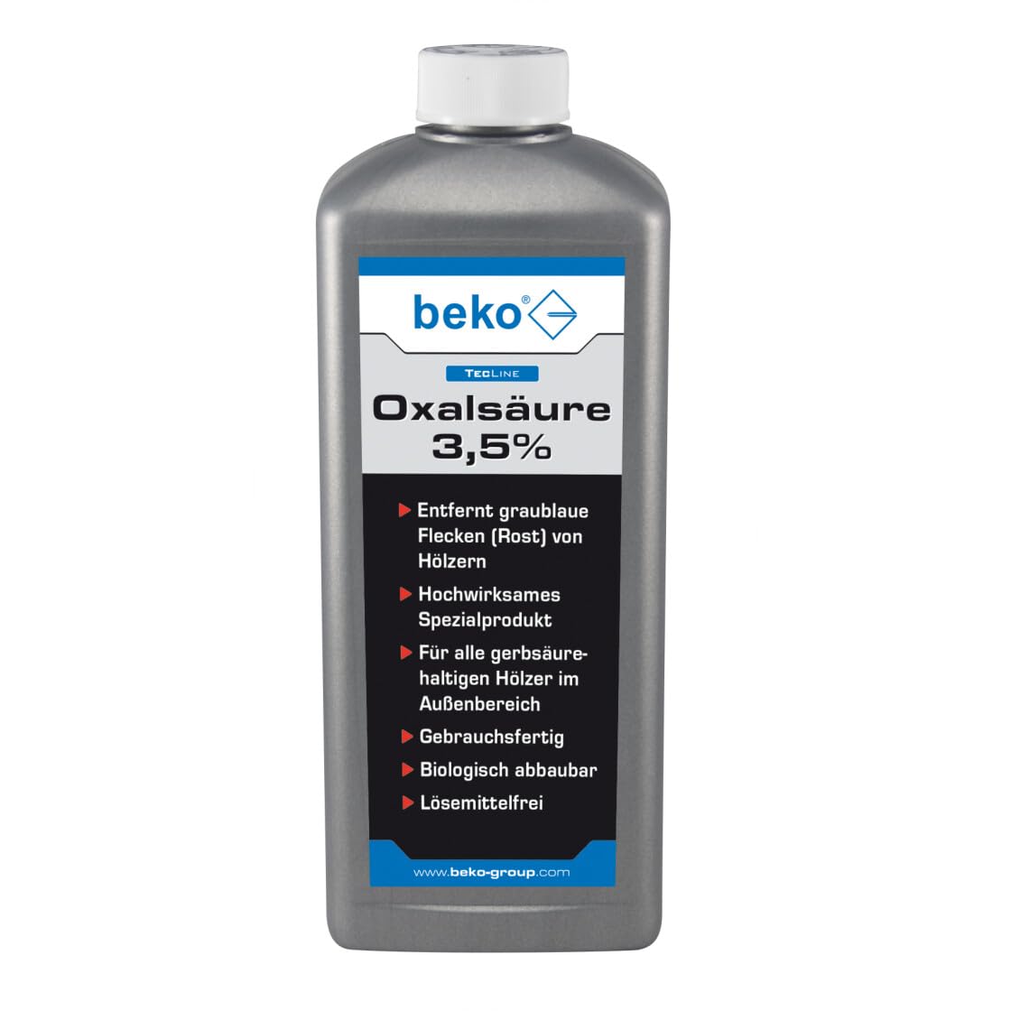 Beko TecLine acido ossalico 3,5% 1000 ML Bottiglia, 1 pezzi