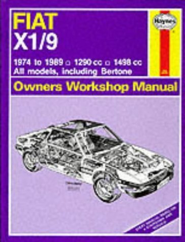  Fiat X1/9 1974-89 Owner\'s Workshop Manual