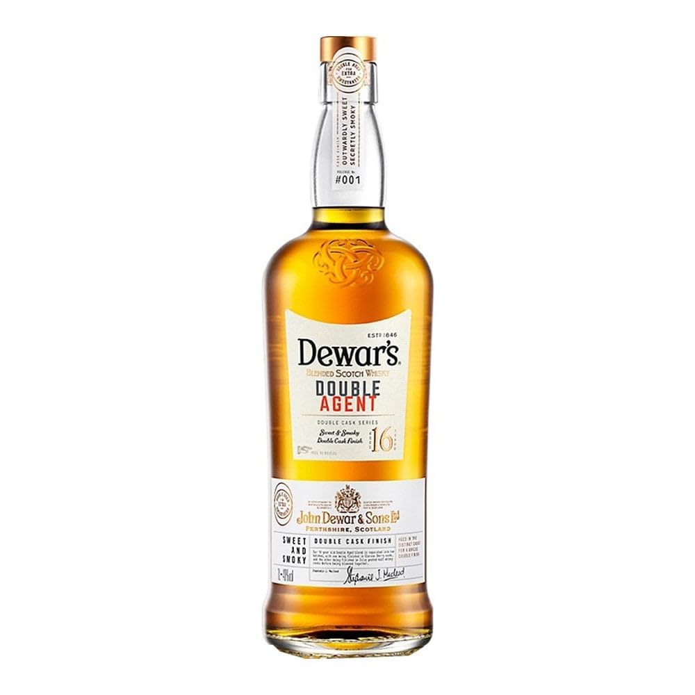 【新品・未開封】デュワーズ　16年　スコッチ　ウィスキー　1L Amazon.co.jp: Dewar's デュワーズ 16年 ダブルエージェント 1000ml 40