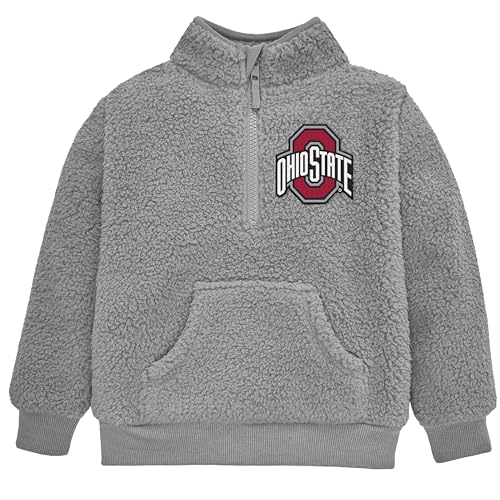 Veste Gerber NCAA bébé en sherpa premium avec col montant isolant