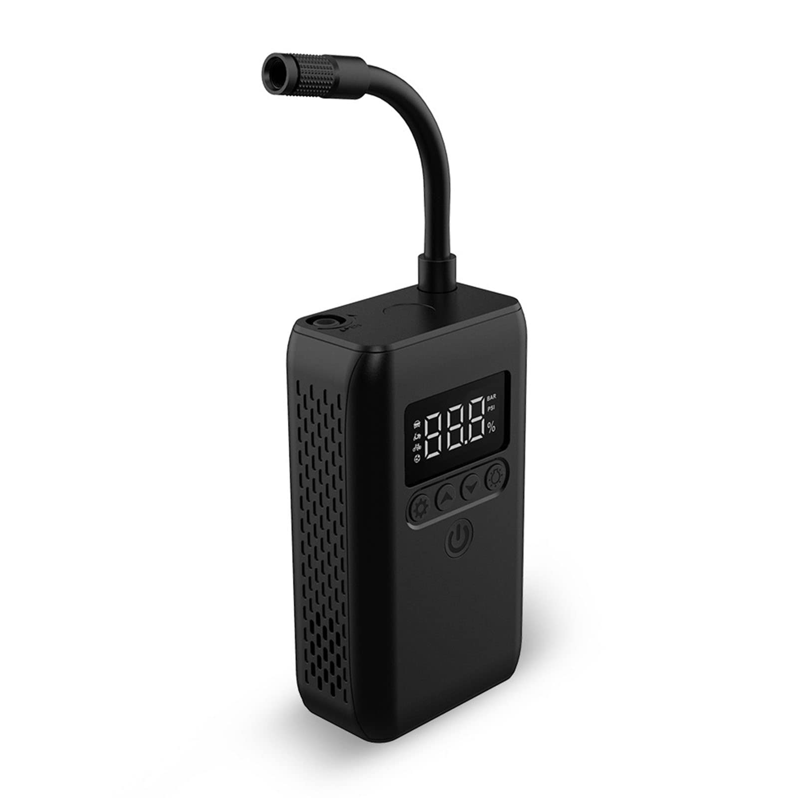 Hsioluted Tire Inflator Air Compressor, Portable For 5V For Car Bike Tires Inflatables Mobile Charger Digital Tire Pum Pump For Balloons And Inflatables And Floats For Balls And Bikes Car