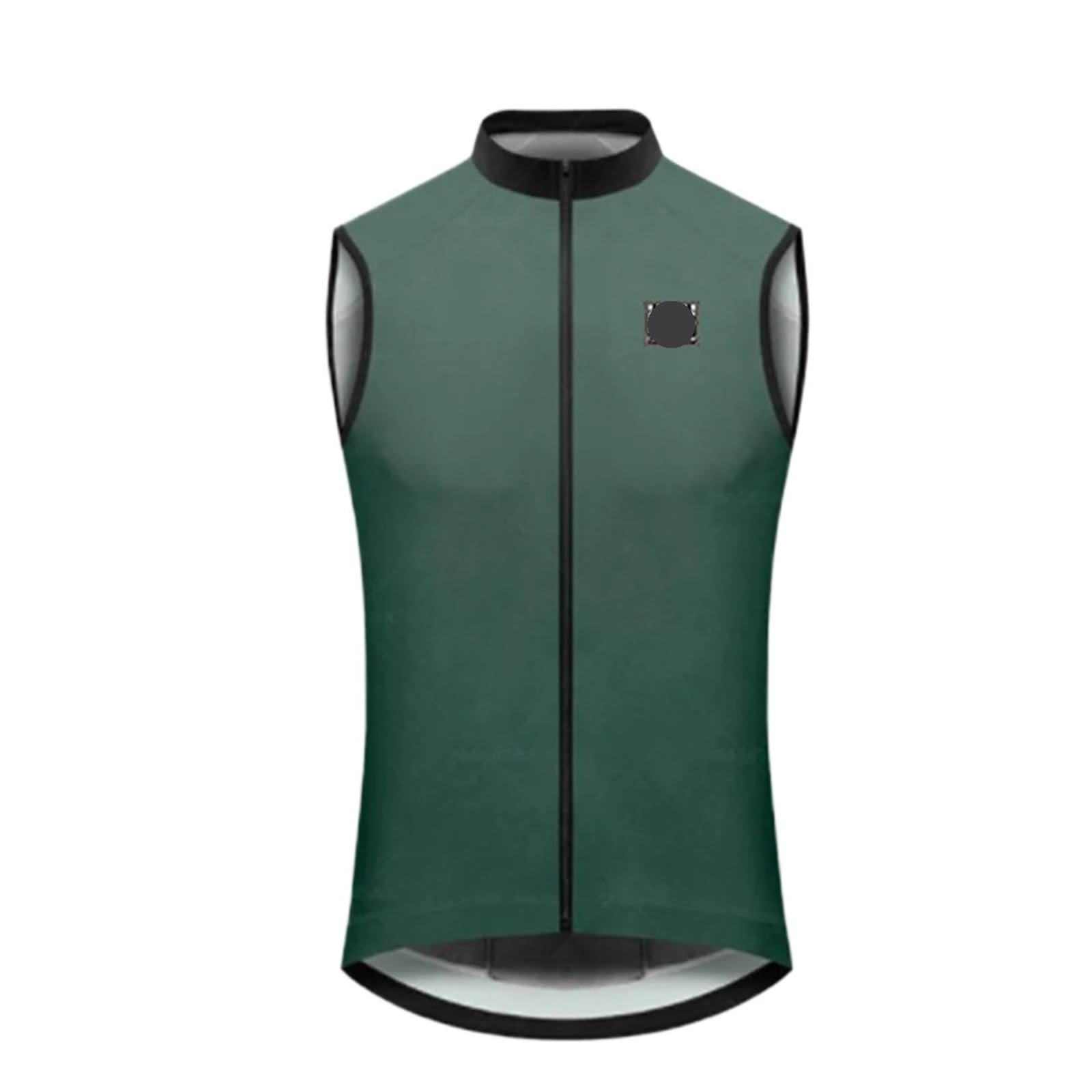 Chaqueta Ciclismo sin Mangas Chaleco Cortavientos con Bolsillo Trasero Reflectante(Blue,5XL)