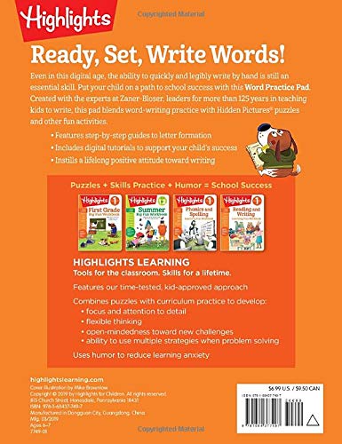 Handwriting: Word Practice (Highlights Handwriting Practice Pads) - Thumbnail 2