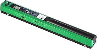 Document Scanner A4 Scaner Portable Mini Document Scanner, JPG/PDF Format Document Image Iscan Handheld Scanner, A4 Book Text Scanner LCD Display (Color : Groen, Size : 1)
